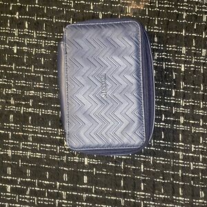 Missoni Chevron Pattern Pouch in Blue and Gray